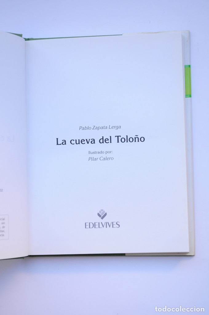 Libros: La cueva del Tolo&ntilde;o - ZAPATA LERGA, Pablo - Foto 3