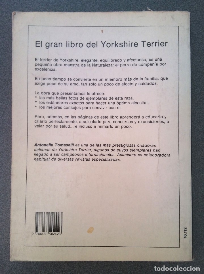 Libros: El Gran Libro del Yorkshire Terrier Antonella Tomaselli - Foto 2