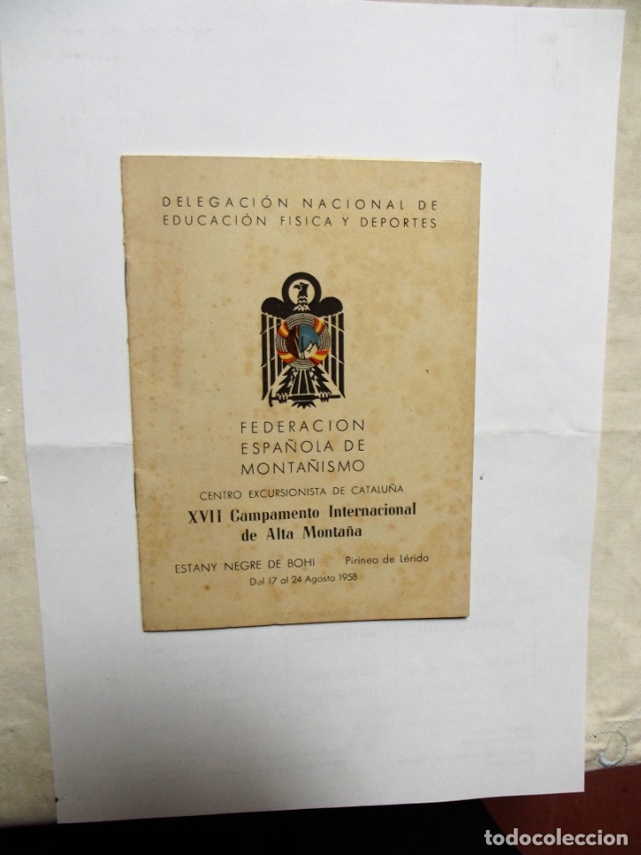 Libros: CENTRO EXCURSIONISTA DE CATALU&Ntilde;A XVII CAMPEONATO INTERNACIONAL DE ALTA MONTA&Ntilde;A FEDERACION ESPA&Ntilde;OLA