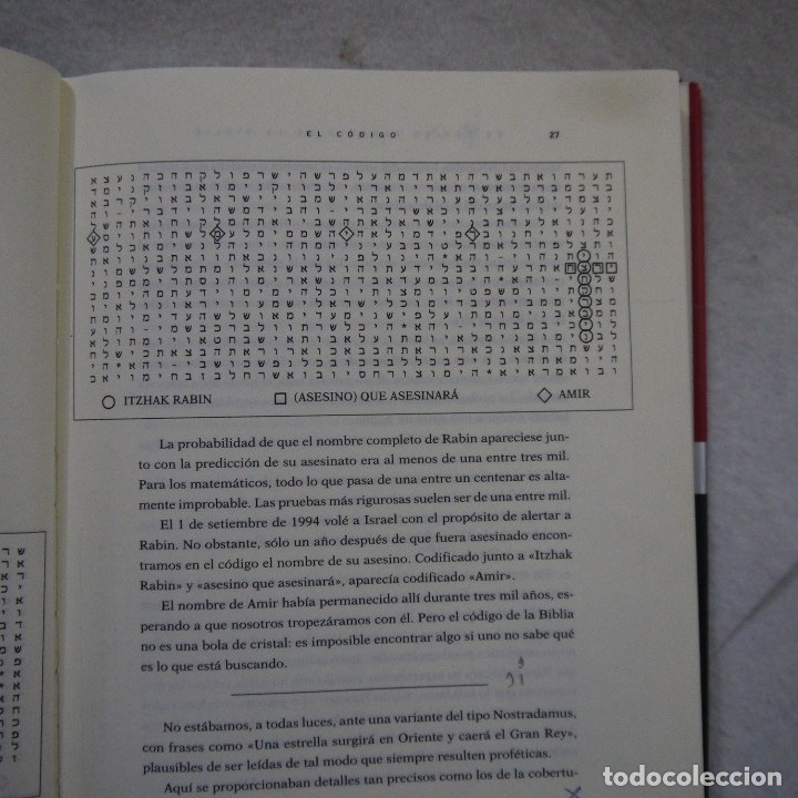 Libros: EL C&Oacute;DIGO SECRETO DE LA BIBLIA - MICHAEL DROSNIN - PLANETA - 2005 - Foto 4
