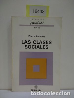 Libros: LAS CLASES SOCIALES - LAROQUE, PIERRE - Foto 1