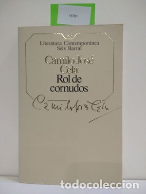 Libros: ROL DE CORNUDOS - CELA, CAMILO JOS&Eacute; - Foto 1
