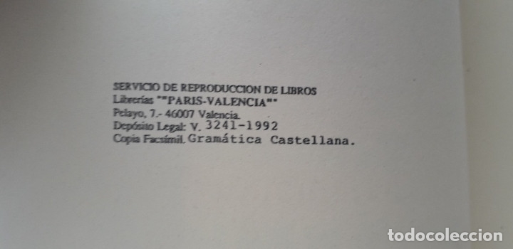 Libros: Gram&aacute;tica de la Lengua Castellana. Antonio de Nebrija. 1492. (Facs&iacute;mil) - Foto 5
