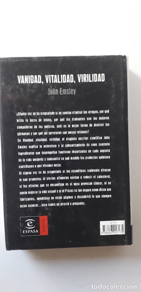 Libros: VANIDAD, VITALIDAD, VIRILIDAD - JOHN EMSLEY - Foto 3