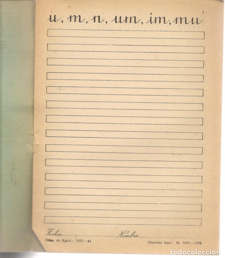 Libros: M&Eacute;TODO DE CALIGRAF&Iacute;A. EDICIONES BRU&Ntilde;O, 1958 (P/C38) - Foto 3