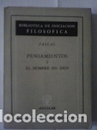 Libros: Pensamientos I. El hombre sin Dios - Pascal - Foto 1