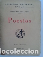Libros: Poes&iacute;as - Garcilaso de la Vega - Foto 1