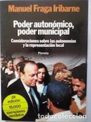 Libros: Poder auton&oacute;mico, poder municipal. Consideraciones sobre las autonom&iacute;as y la representaci&oacute;n local. - - Foto 1