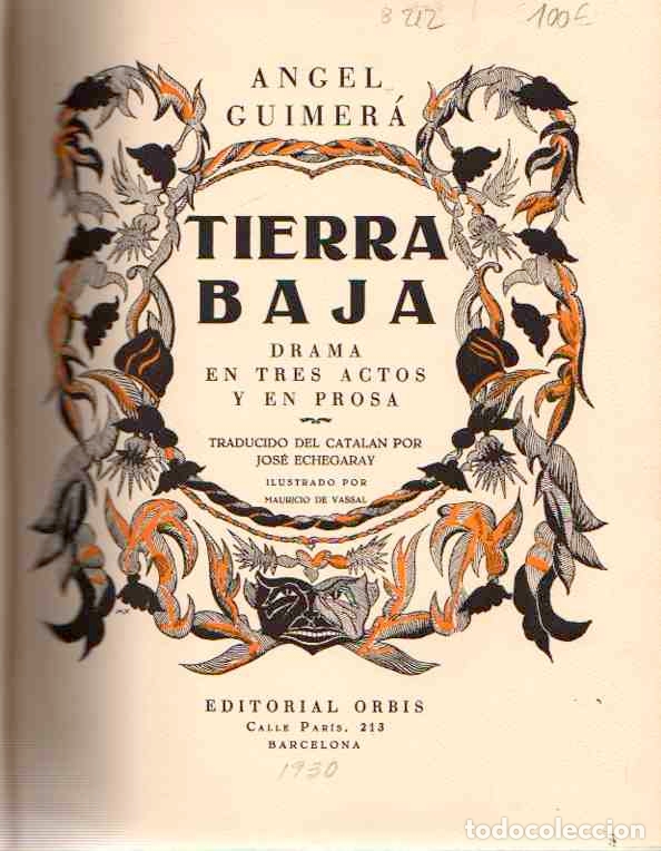 Libros: Tierra Baja - Guimer&aacute;, Angel - Foto 1