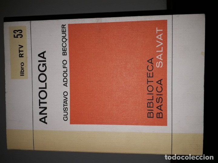 Libri di seconda mano: ANTOLOGIA - GUSTAVO ADOLFO BECKER - RTV 53	BIBLIOTECA BASICA SALVAT