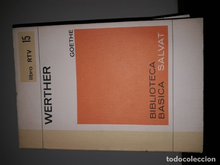 Libri di seconda mano: WERTHER - GOETHE - RTV 15	BIBLIOTECA BASICA SALVAT