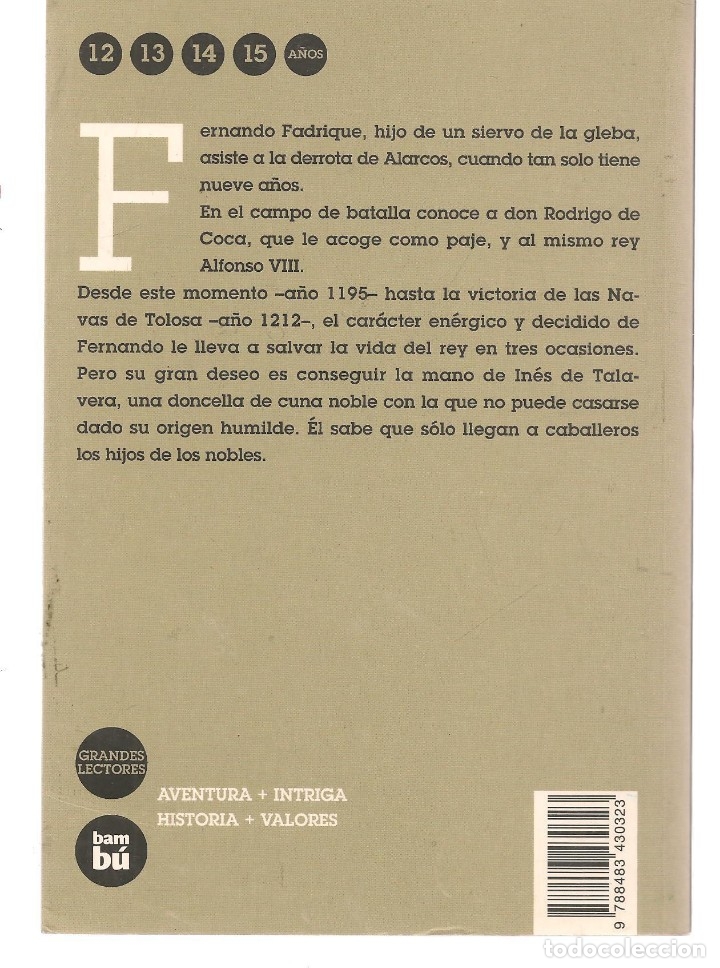 Libros: FERN&Aacute;NDO EL TEMER&Aacute;RIO. JOS&Eacute; LUIS VELASCO. EDT. BAMB&Uacute;. 2011.(P/B7) - Foto 2