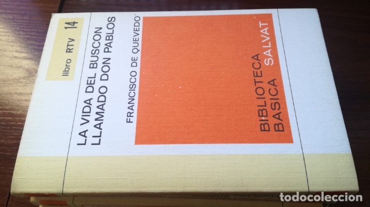 Libros: LA VIDA DEL BUSCON LLAMADO DON PABLOS - FRANCISCO DE QUEVEDO - RTV 14	BIBLIOTECA BASICA SALVAT