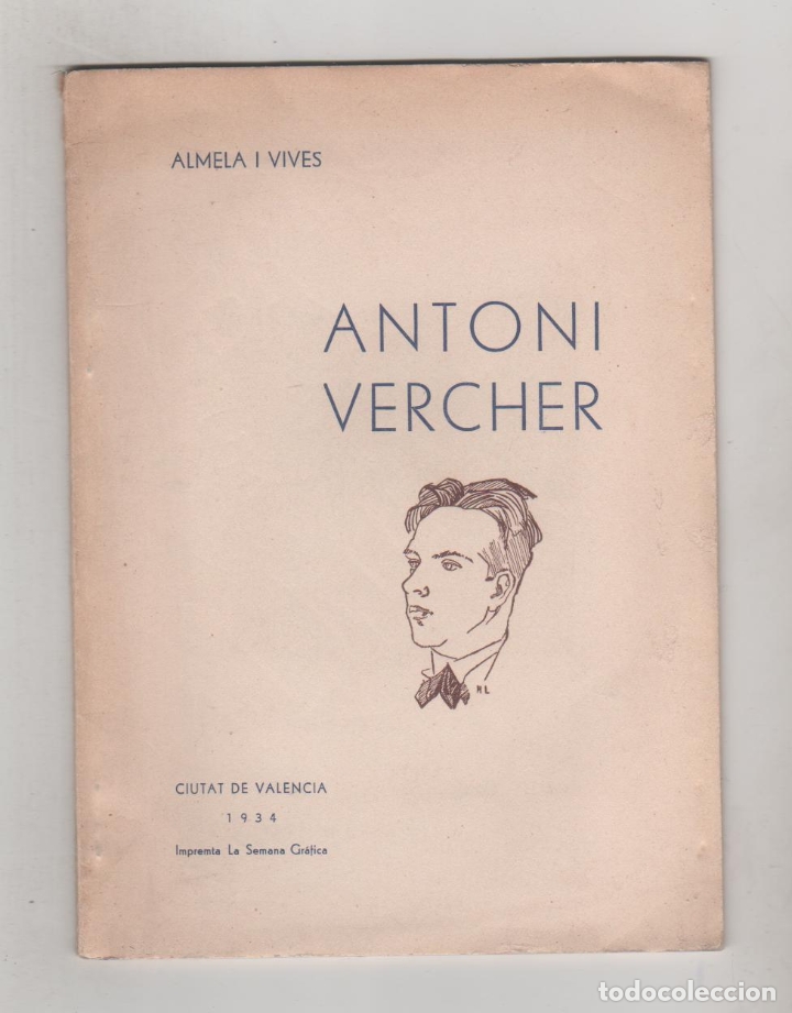 Libros: Antoni Vercher. - ALMELA Y VIVES: - Foto 1