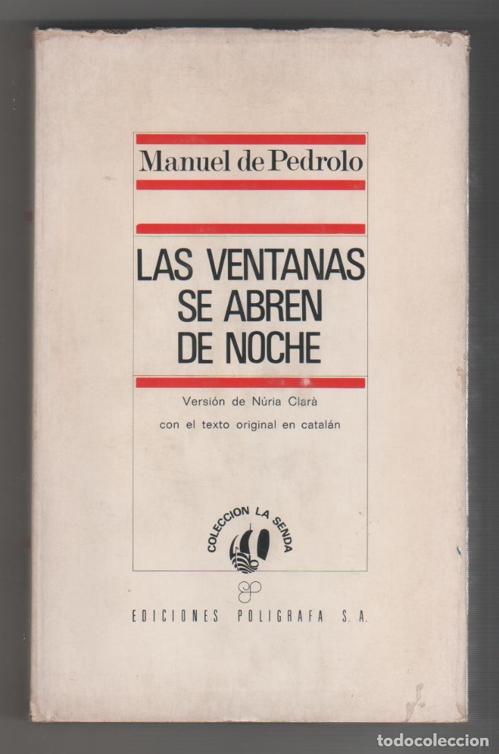 Libros: Las ventanas se abren de noche. - PEDROLO, Manuel de: - Foto 1