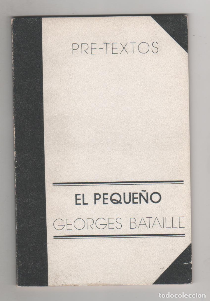 Libros: El peque&ntilde;o. - BATAILLE, Georges: - Foto 1