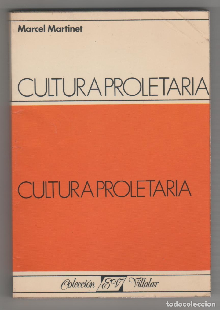 Libros: Cultura proletaria. - MARTINET, Marcel: - Foto 1