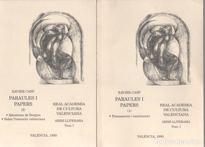 Libros: Paraules i papers. ( 2vol.). - CASP, Xavier: - Foto 1