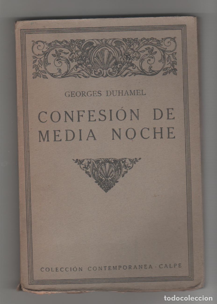 Libros: Confesi&oacute;n de media noche - DUHAMEL, Georges - Foto 1