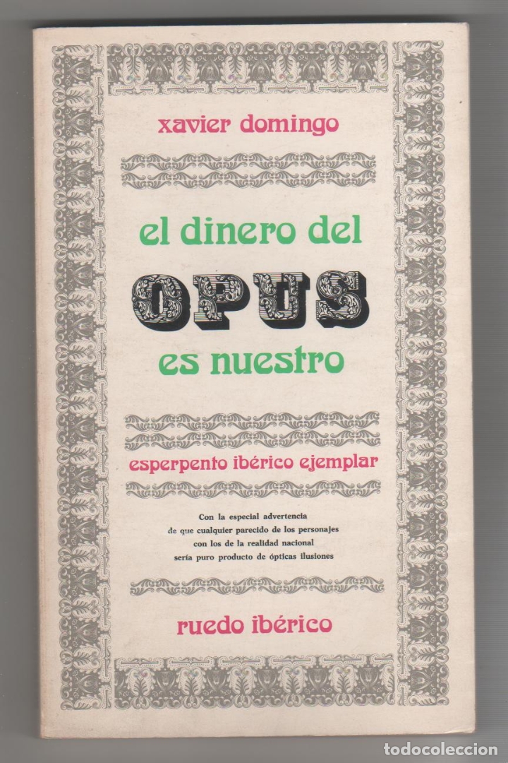 Libros: El dinero del Opus es nuestro - DOMINGO, Xavier - Foto 1