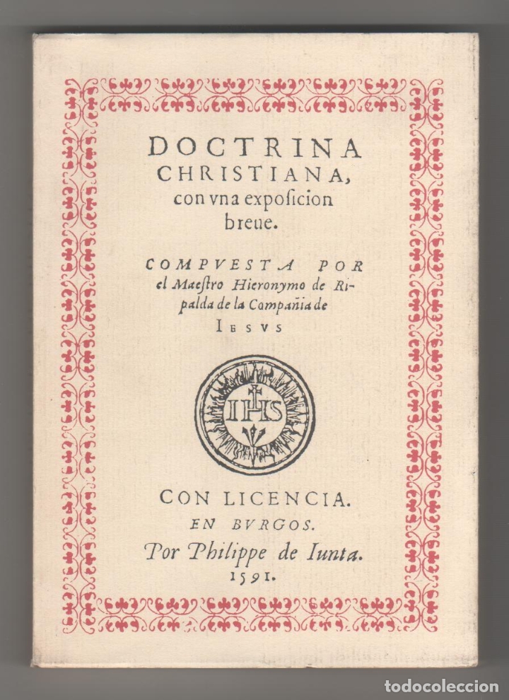 Libros: Doctrina cristiana - RIPALDA, Jer&oacute;nimo de - Foto 1