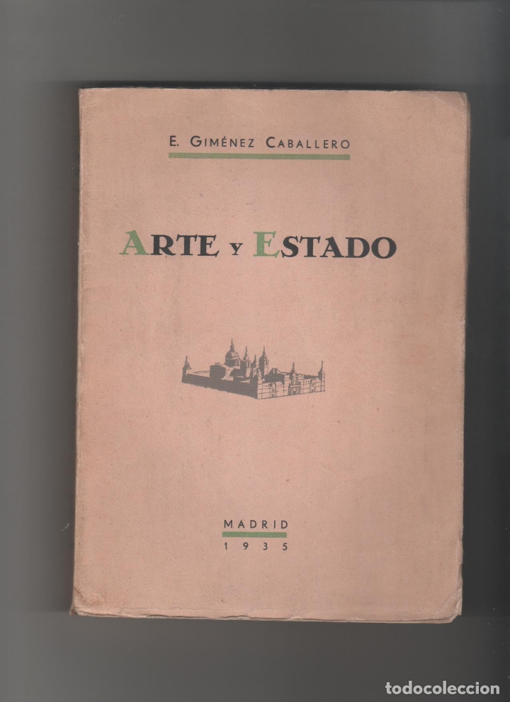 Libros: Arte y Estado - GIM&Eacute;NEZ CABALLERO, E - Foto 1