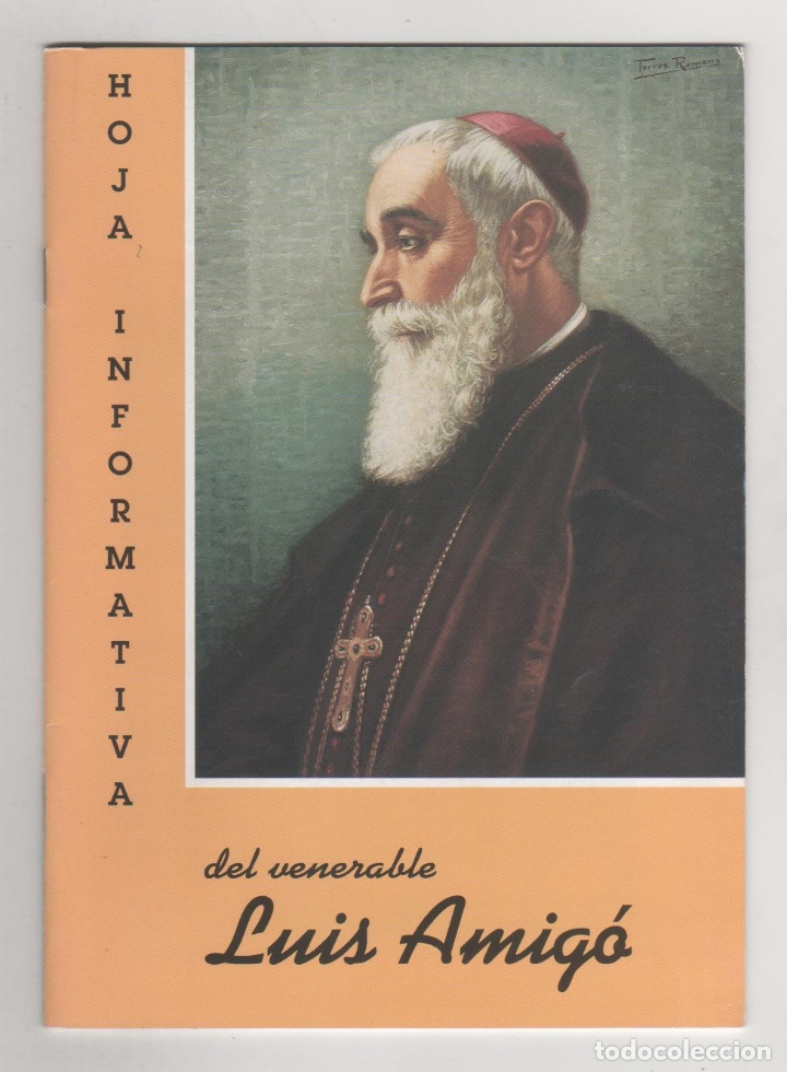 Libros: Hoja informativa del venerable Luis Amig&oacute; - Foto 1