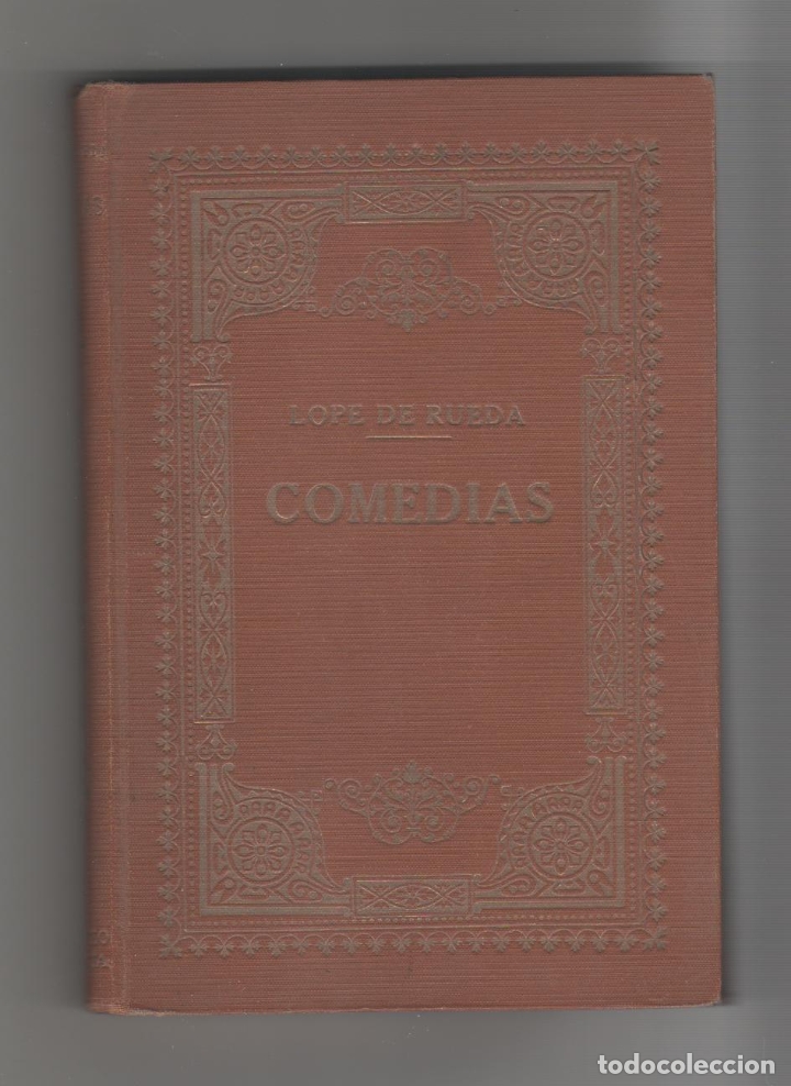 Libros: Teatro selecto. Comedias y pasos. - RUEDA, Lope de: - Foto 1