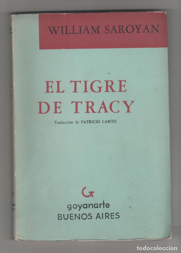 Libros: El tigre de Tracy. - SAROYAN, William: - Foto 1