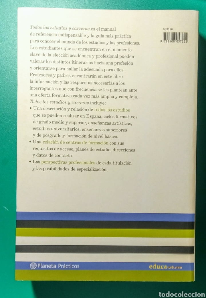 Libros: Todos los estudios y carreras. 2005. - Foto 2