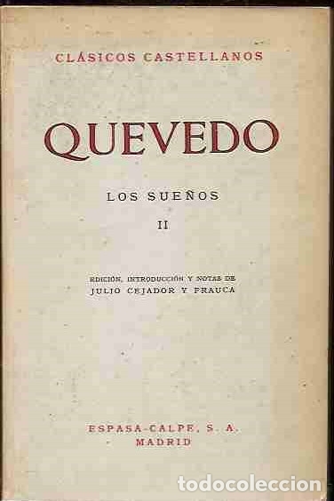 Libros: SUE&Ntilde;OS - LOS. TOMO II - QUEVEDO, FRANCISCO - Foto 2