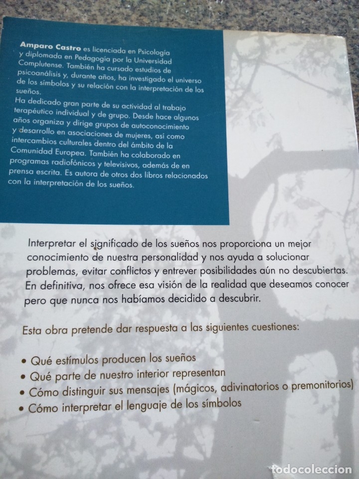 Libros: LO ESENCIAL DE LOS SUE&Ntilde;OS -- AMPARO CASTRO -- LIBROS CUPULA 2007 -- - Foto 3