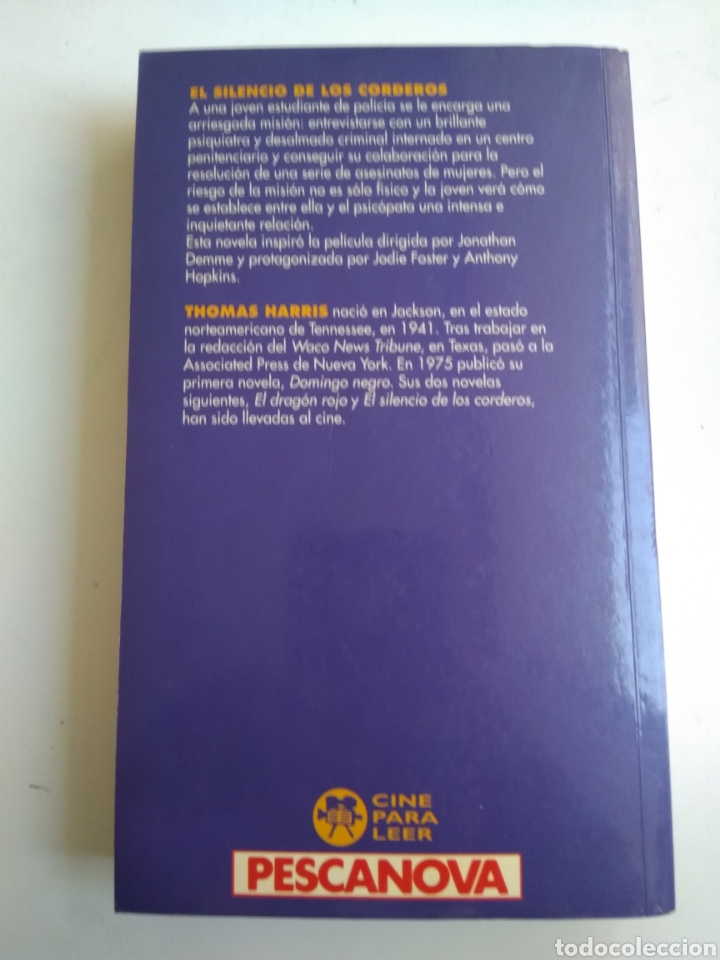 Libros: EL SILENCIO DE LOS CORDEROS/THOMAS HARRIS - Foto 2