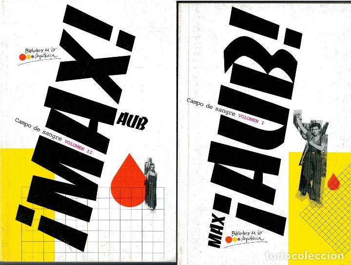 Libros: MAX AUB : CAMPO DE SANGRE. 2 VOLUMENES - Foto 1