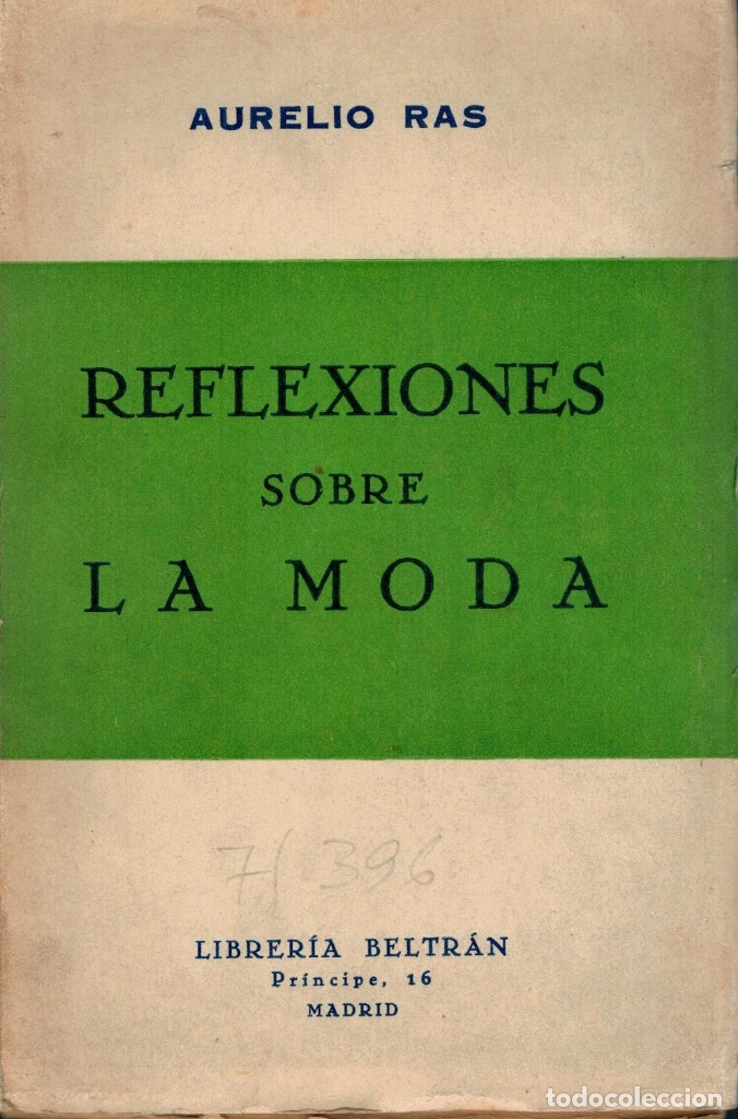 Libros: REFLEXIONES SOBRE LA MODA. AURELIO RAS - Foto 1