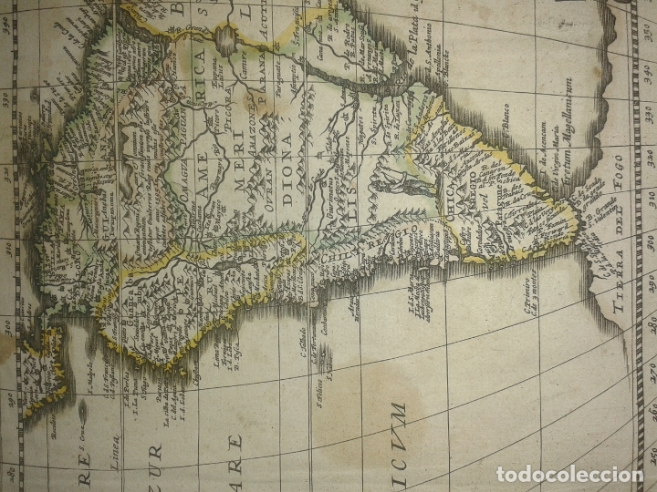 Libros: s.a. - MAPA ANTIGUO: �AMERICA MERIDIONALIS� - Foto 1
