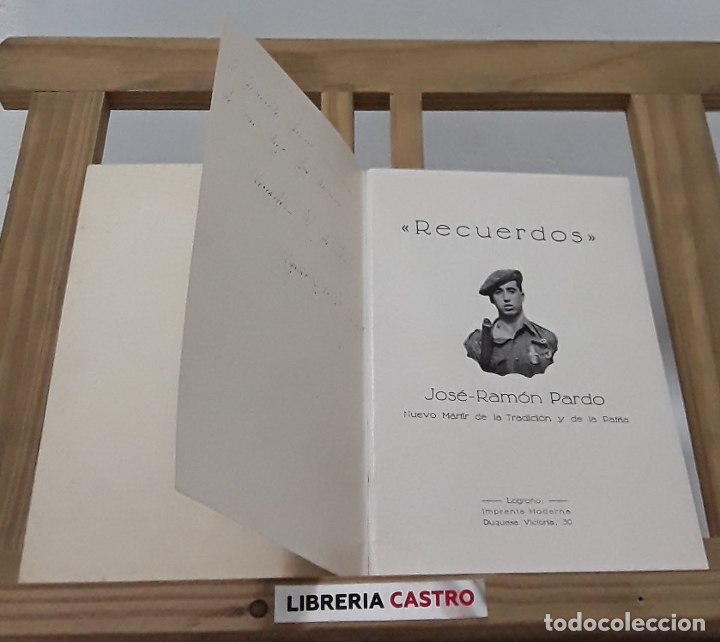 Libros: Recuerdos - Jos&eacute; Ram&oacute;n Pardo - Foto 1