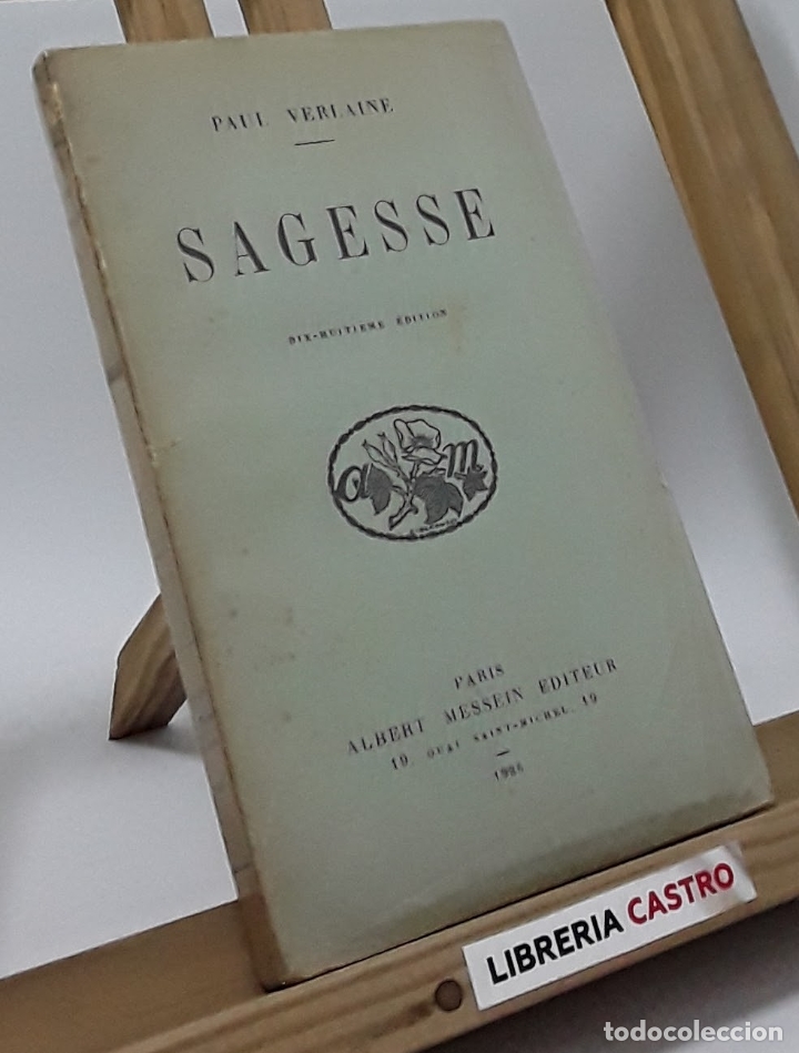 Libros: Sagesse - Paul Verlaine - Foto 1