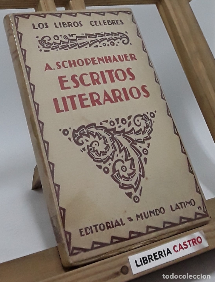 Libros: Escritos Literarios - Arthur Schopenhauer - Foto 1