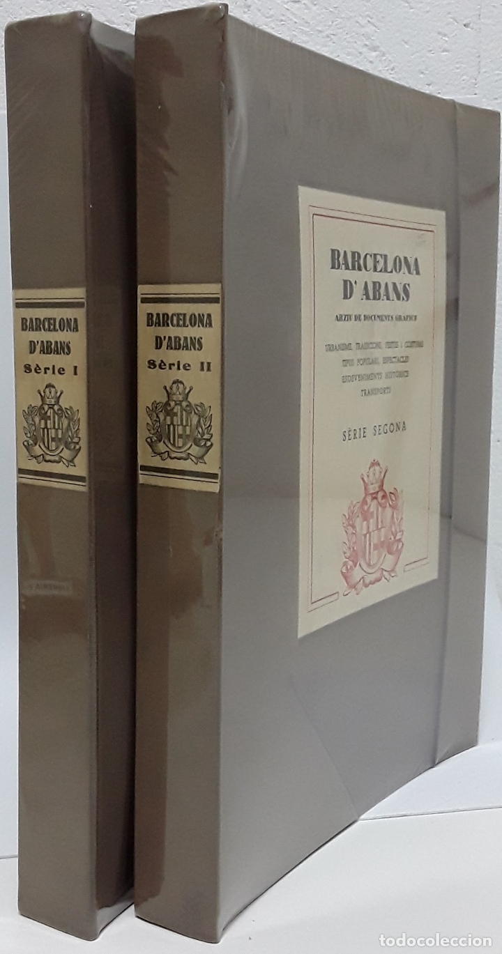 Libros: Barcelona d&acute;abans. Arxiu de documents gr&agrave;fics (II volums) - Varis - Foto 1