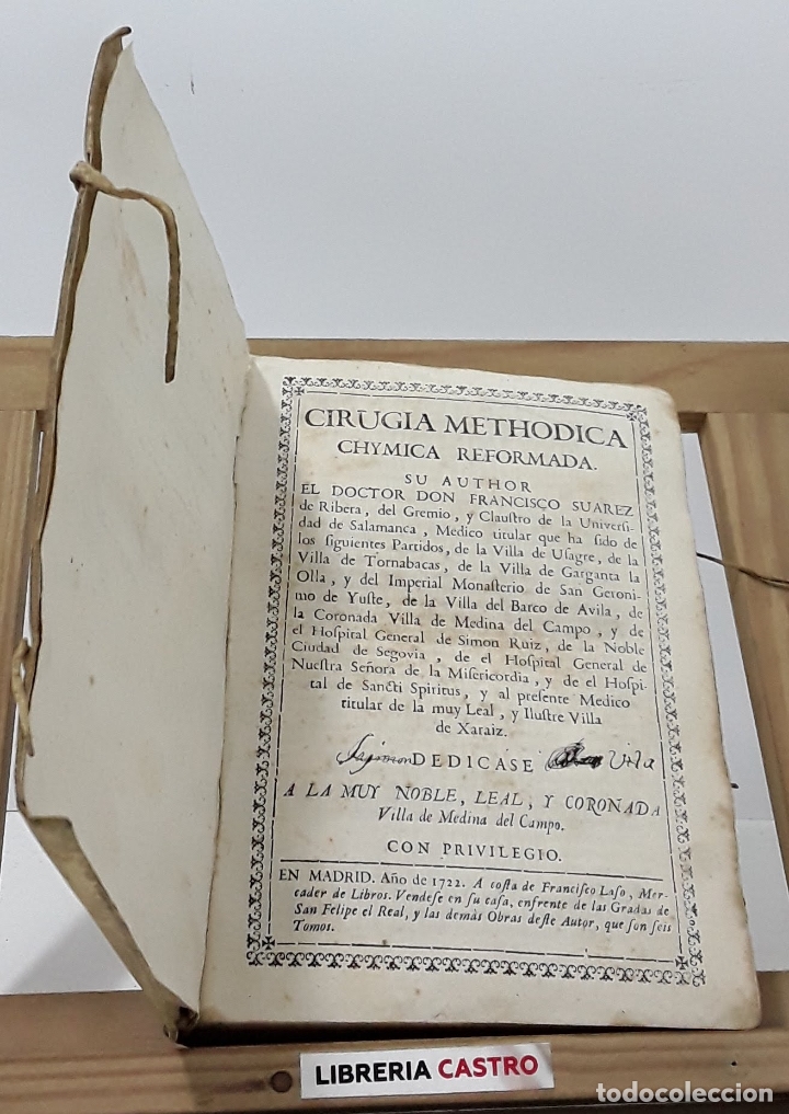 Libros: Cirugia methodica. Chimica reformada - Francisco Suarez - Foto 1