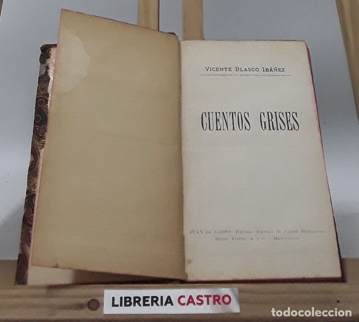Libros: Cuentos Grises - Vicente Blasco Iba&ntilde;ez - Foto 1