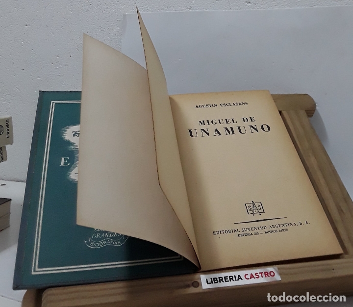 Libros: Miguel de Unamuno - Agust&iacute;n Esclasans - Foto 1