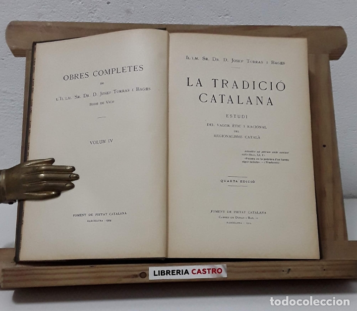 Libros: La tradici&oacute; catalana - Josep Torras i Bages - Foto 3