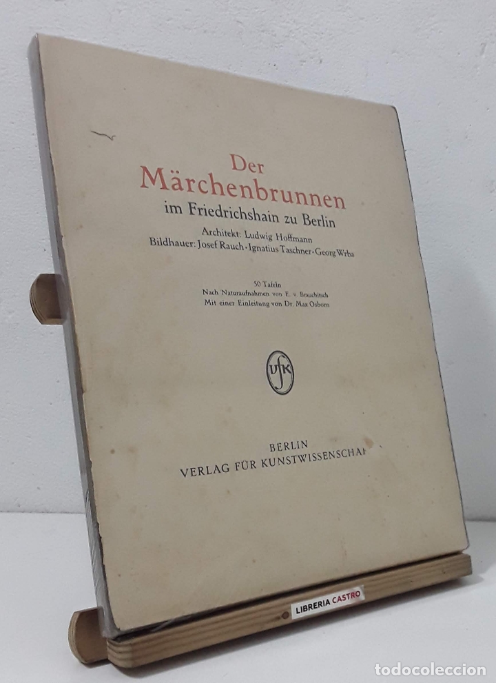 Libros: Der M&auml;rchenbrunnen im Friedrichshain zu Berlin. - Ludwig Hoffmann - Foto 1