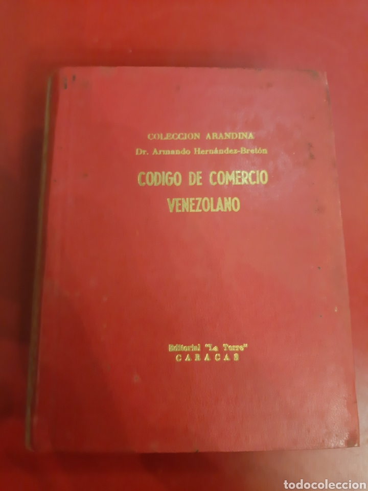 Libros: C&oacute;digo de comercio Venezolano Caracas editorial Torre cuarta edici&oacute;n - Foto 1