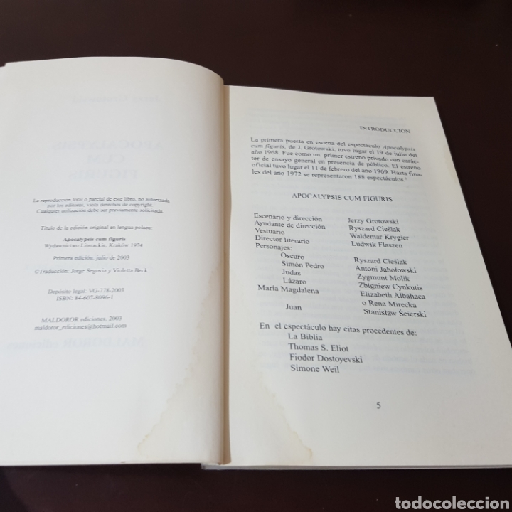 Libros: APOCALYPSIS CUM FIGURIS - ED. MALDOLOR 2003 - Foto 3