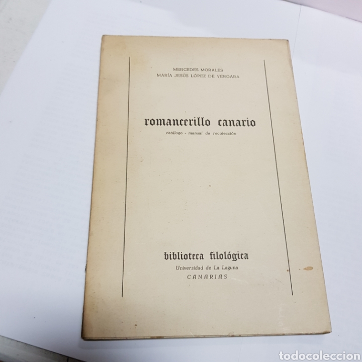Libros: ROMANCERILLO CANARIO - CATALOGO - MANUAL DE RECOLECCION - Foto 6