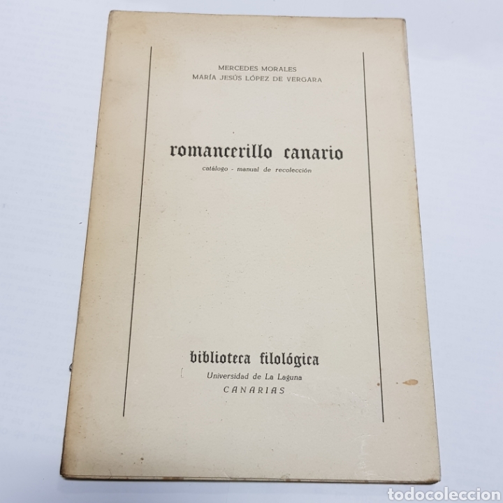 Libros: ROMANCERILLO CANARIO - CATALOGO - MANUAL DE RECOLECCION - Foto 1