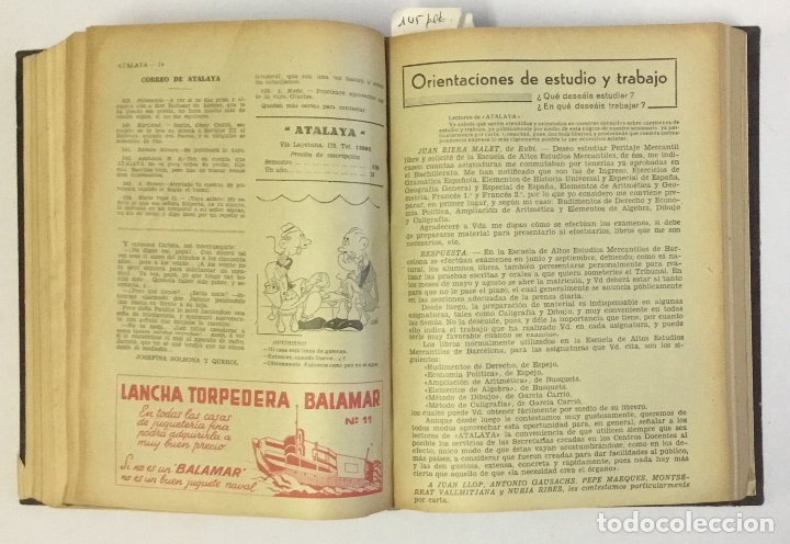 Libros: ATALAYA. - [Revista.] - Foto 6